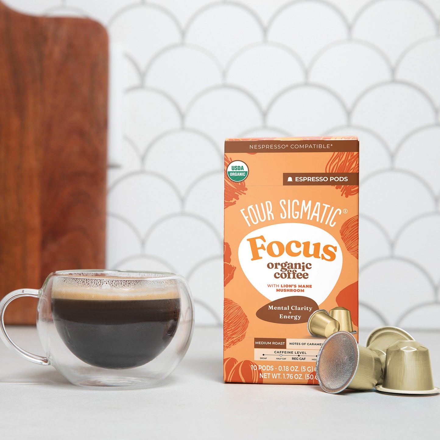 focus-medium-roast-espresso-pods-10ct-z0 Focus-medium-espresso-pod-lifestyle-1.jpg